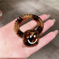 Gifty - Retro Spiral Cord Smiley Face Hair Tie