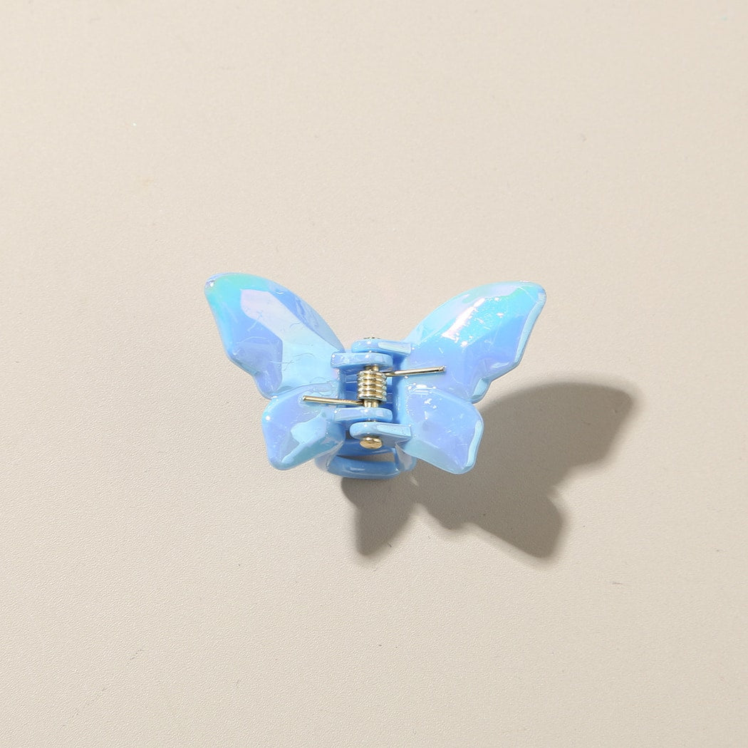Beau - Glossy Butterfly Shape PS Alloy Claw Clip