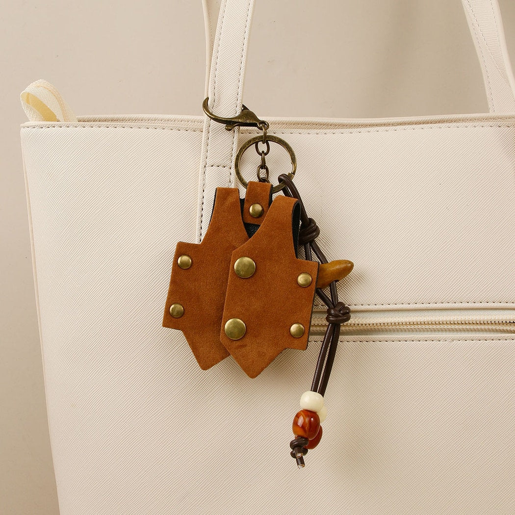 Keypus - Vintage Vest Beaded Bag Charm Keychain