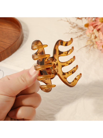 Beau - Leopard Print Pumpkin Hair Clip