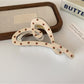 Beau - Large Heart Shaped Claw Clip