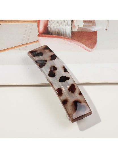 Beau - Retro Leopard Print Hair Clip