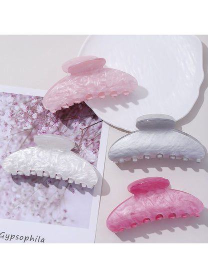 Beau - Minimalist Macaron Half Moon Claw Clip
