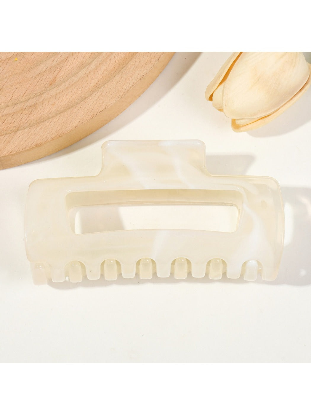 Beau - Round Edge Square Hair Clips