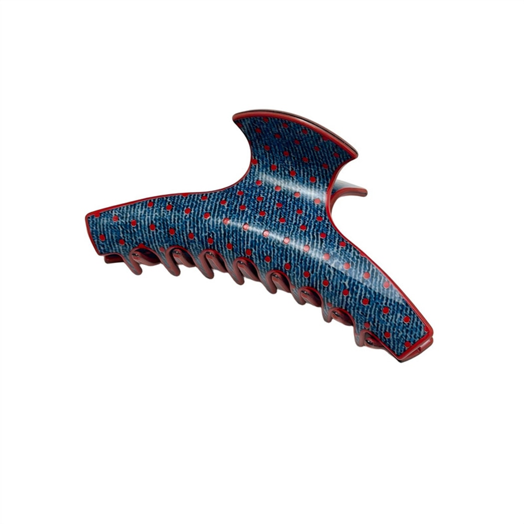 Beau - Blue Sweet Dot Pattern Hair Clip