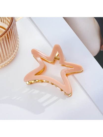 Beau - Minimalist Star Cut Out Claw Clip
