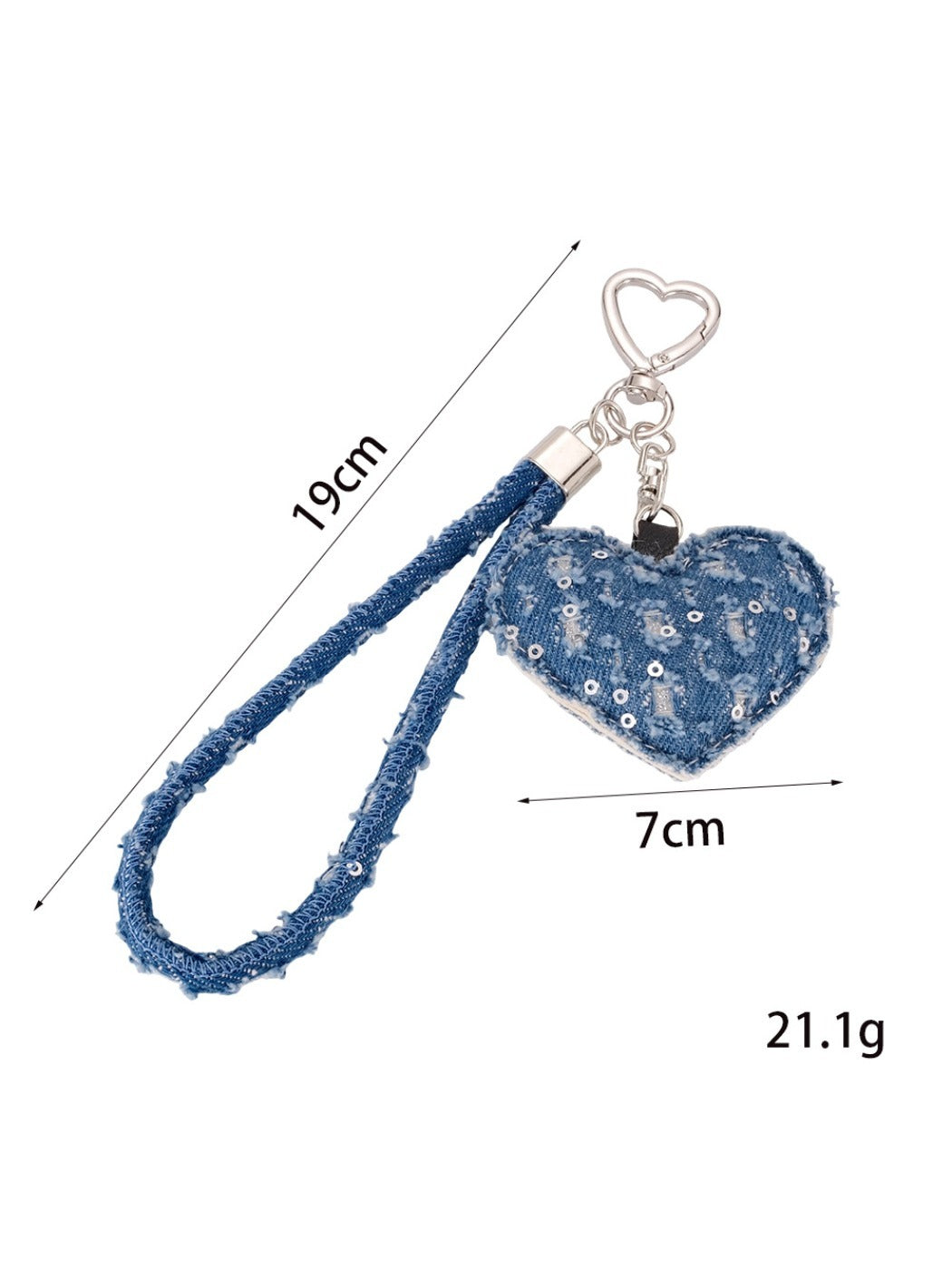 Keypus - Denim Wrist Strap Phone Lanyard