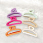 Beau - Matte Hollow Geometric Plastic Hair Claw Clip