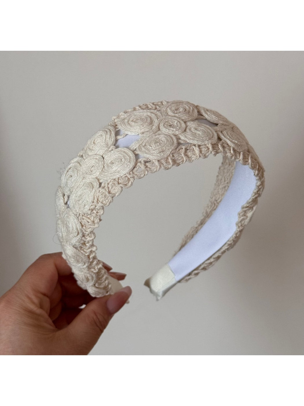 Gifty - Wide Floral and Irregular Texture Headband