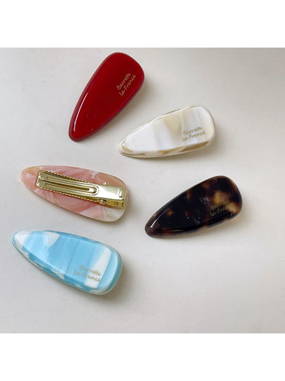 Beau - Elegant Multi Colored Oval Hair Clip