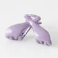 Beau - Solid Color Large Crossed Design Claw Clip