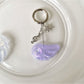 Keypus - Acrylic Alloy Wing Music Note Bag Charm Keychain