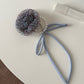 Gifty - Leopard Print Mesh Ruffled Scrunchie