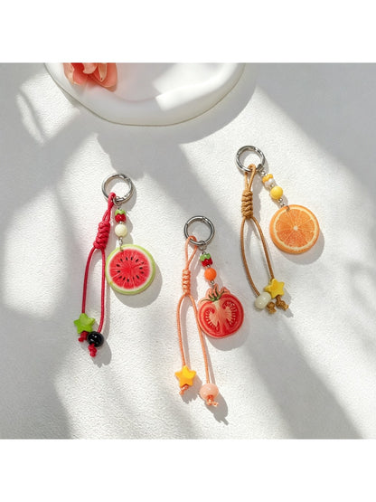 Keypus - Acrylic Fruit Slice Pendant Decorative Keychain