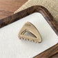 Beau - Triangular Openwork Hair Claw Clip