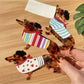 Side view of Beau dachshund claw clip highlighting curved clip mechanism
