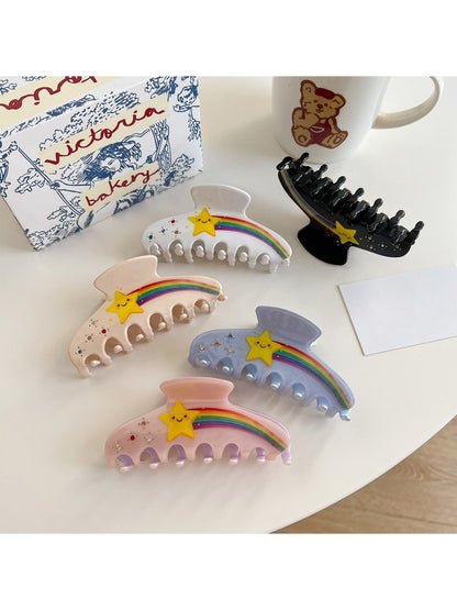 Beau - Rainbow Star Hair Clip