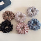 Gifty - Elegant Satin Rhinestone Scrunchies