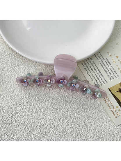 Beau - Glitter Floral Hair Clip