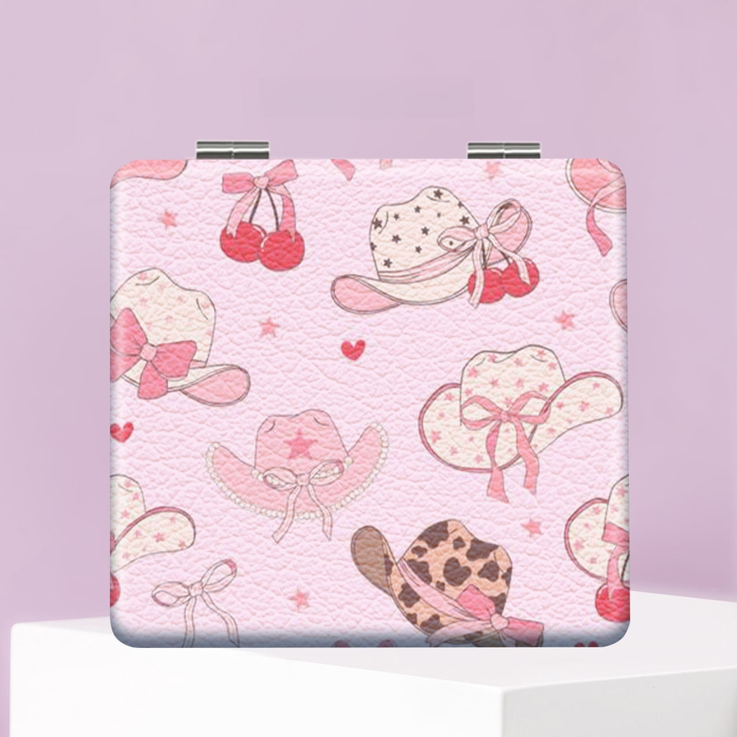 Mirroray - Portable Cartoon Print Touch Up Makeup Mirror