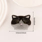 Beau - Apple and Cat Shape Glitter Claw Clip