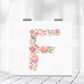 Mirroray - Elegant Floral Letter Print Compact Mirror