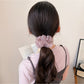Gifty - Sweet Style Lavender Polka Dot Mesh Scrunchie