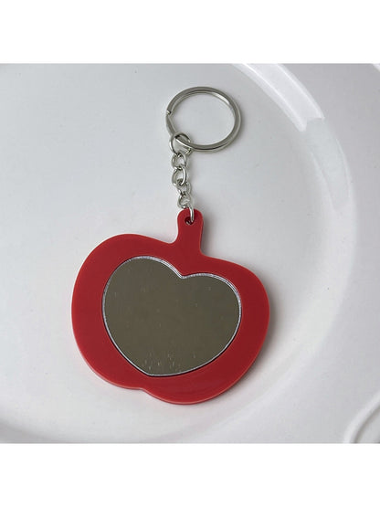 Keypus - Apple Shaped Mirror Keychain
