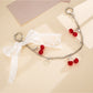 Keypus - Lace Bow Pendant Chain Phone Strap Keychain