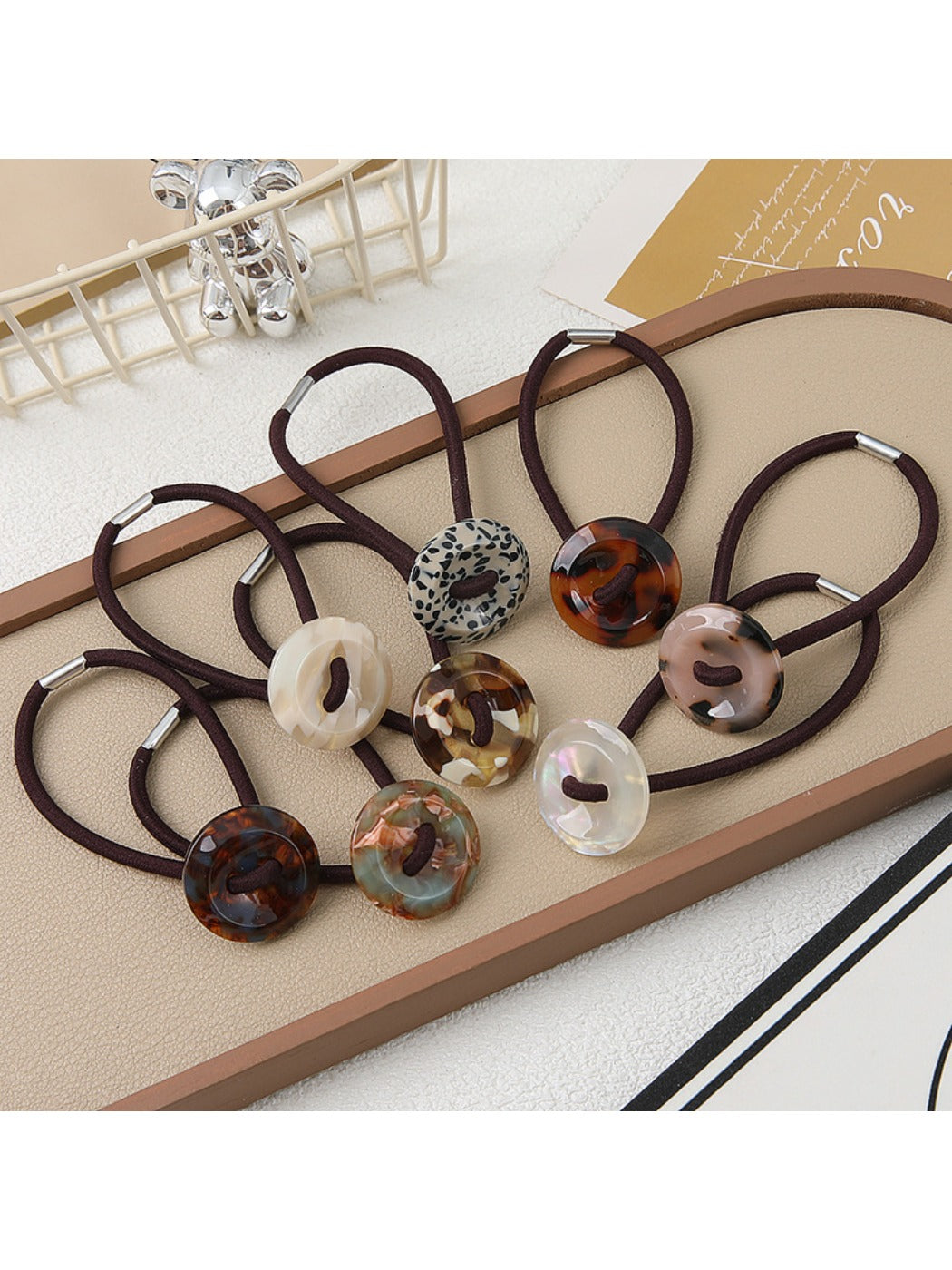 Gifty - Ink Wash Dyed Round Hair Tie