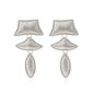 Earedge - Irregular Hammered Geometric Stud Earrings