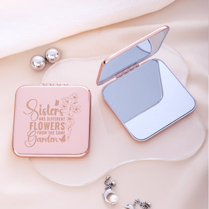 Mirroray - Square Folding Alloy Frame Makeup Mirror
