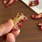Beau - Plaid Acetate Alloy Side Bangs Hair Clip