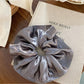 Gifty - Textured Solid Color Satin Scrunchie