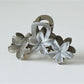 Beau - Transparent Floral Plastic Claw Hair Clip