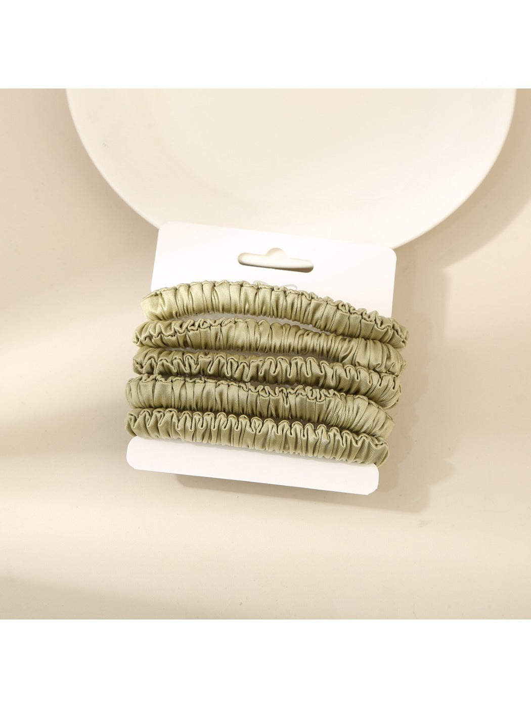 Gifty - Small Hair Ring Five Piece Set