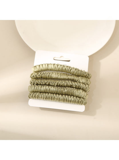 Gifty - Small Hair Ring Five Piece Set