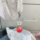 Keypus - Mini Apple Star Charm Lobster Clasp Keychain