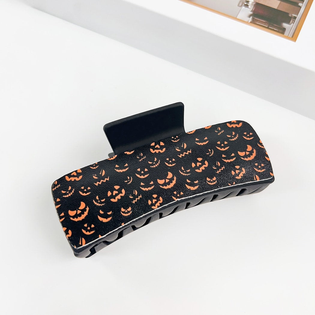 Beau - Halloween Ghost Print Claw Clip