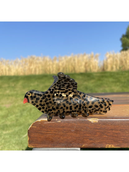 Beau - Bird Acetate Claw Clip