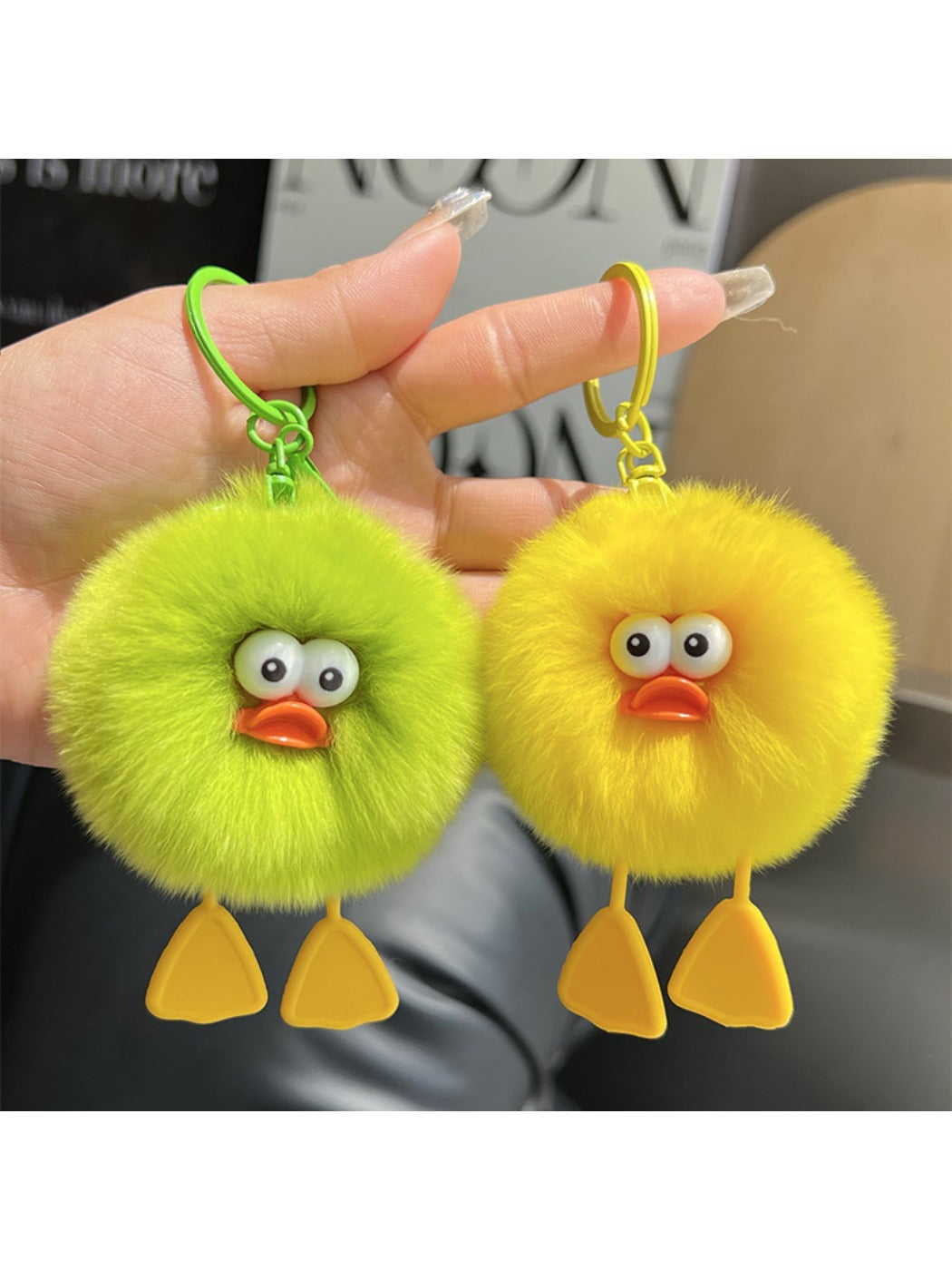 Keypus - Cute Duck Ball Keychain