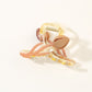 Beau - Crisscross Tulip Shaped Hair Claw Clip
