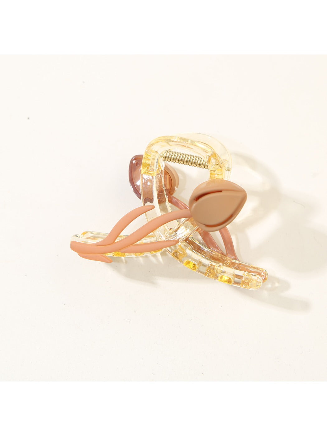 Beau - Crisscross Tulip Shaped Hair Claw Clip