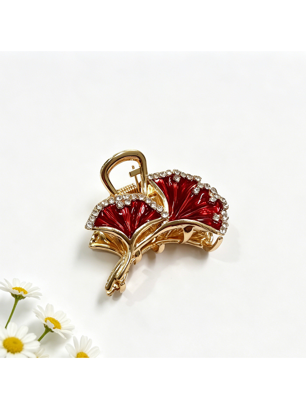 Beau - Bow Shape Glossy Alloy Hair Claw Clip