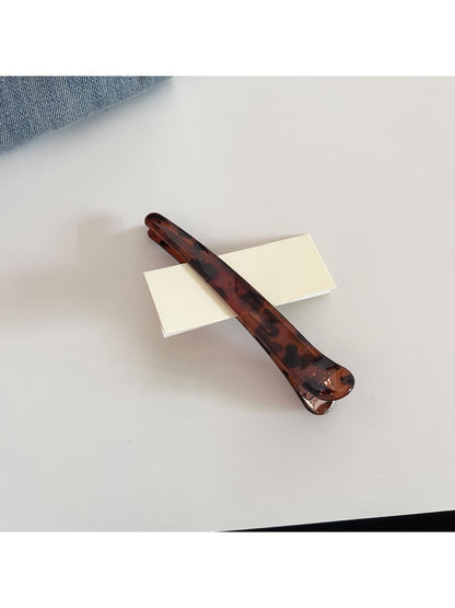Beau - Leopard Print Duckbill Hair Clip