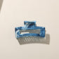 Beau - Marble Pattern Rectangle PS Hair Claw Clip