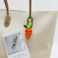 Keypus - Carrot Flower-Shaped Keychain