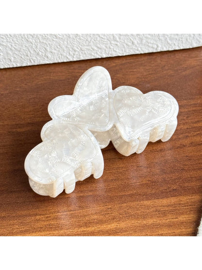 Beau - Love Heart and Stripes Hair Clip