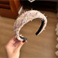 Gifty - Cozy Knit Headband Color Block Design