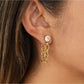 Earedge - Minimalist Chain Tassel Earrings